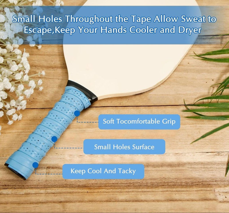 Load image into Gallery viewer, Tennis grip tape set 10 stuks met siliconen ringen - happygetfit.com
