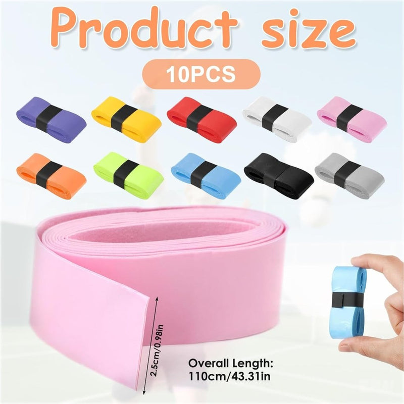 Laad afbeelding in Galerijviewer, Tennis gripband set 10 stuks multicolor - happygetfit.com
