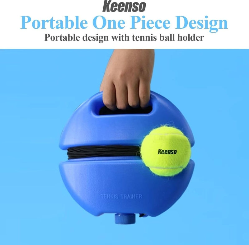 Load image into Gallery viewer, Tennis trainer met reboundbal en basis blauw - happygetfit.com
