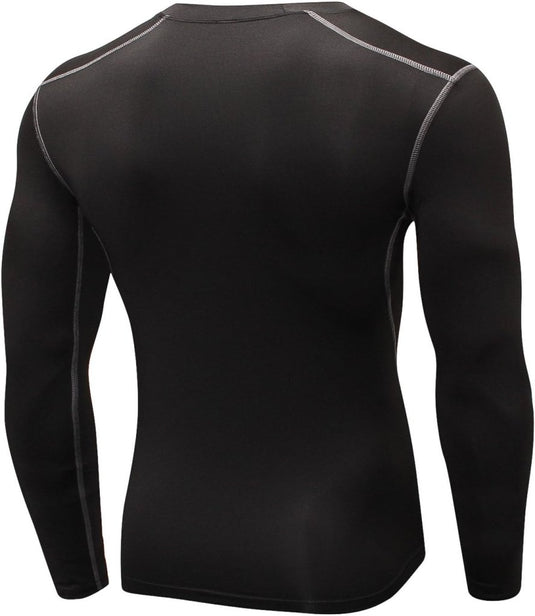 Thermisch compressieshirt heren lange mouw - happygetfit.com