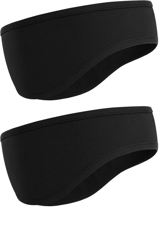 Thermische sporthoofdbanden 2 stuks van elastisch fleece met oorbescherming voor hardlopen fietsen en skiën – winterhoofdband – oorwarmers - happygetfit.com