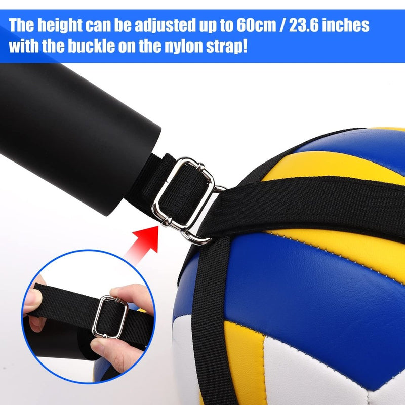 Laad afbeelding in Galerijviewer, TOBWOLF Volleyball Spike Trainer, Elastic Self-Training Volleyballs Resistance Band, Volleyball Equipment Training Aid Improves Serving, Jumping, Arm Swing Mechanics and Spiking Power - happygetfit.com
