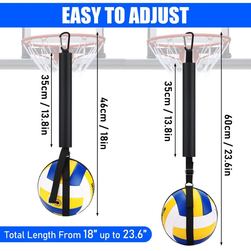 Laad afbeelding in Galerijviewer, TOBWOLF Volleyball Spike Trainer, Elastic Self-Training Volleyballs Resistance Band, Volleyball Equipment Training Aid Improves Serving, Jumping, Arm Swing Mechanics and Spiking Power - happygetfit.com
