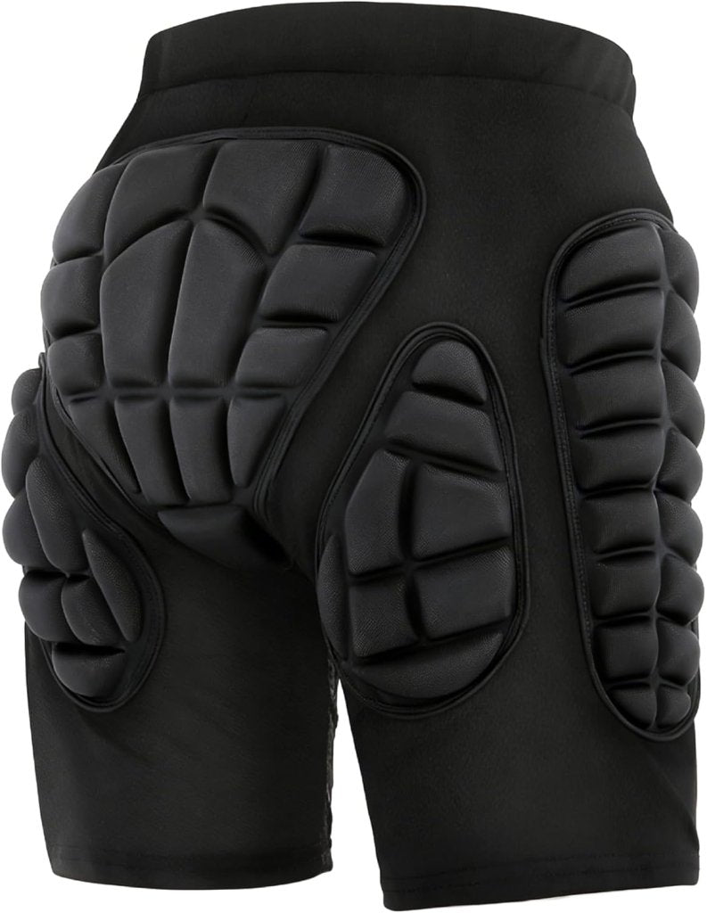 Load image into Gallery viewer, TOM SHOO Beschermende broek voor heren en dames, gevoerde beschermbroek, heupbescherming, ademend, voor schaatsen, skiën, skaten, snowboarden - happygetfit.com
