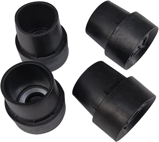 Trampoline pootdoppen 10 stuks voor 25 mm poten van antislip rubber – voetdoppen – trampoline accessoires - happygetfit.com