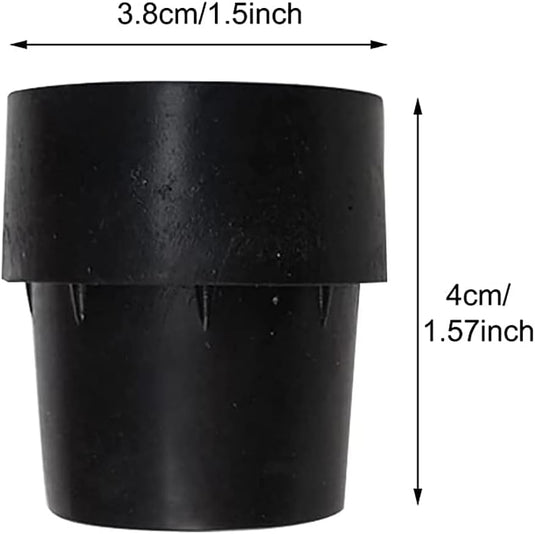 Trampoline pootdoppen 10 stuks voor 25 mm poten van antislip rubber – voetdoppen – trampoline accessoires - happygetfit.com