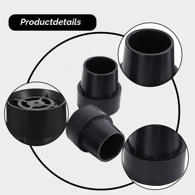 Laden Sie das Bild in Galerie -Viewer, Trampoline pootdoppen 12 stuks 25 mm van antislip rubber zwart – voetdoppen – trampoline accessoires - happygetfit.com
