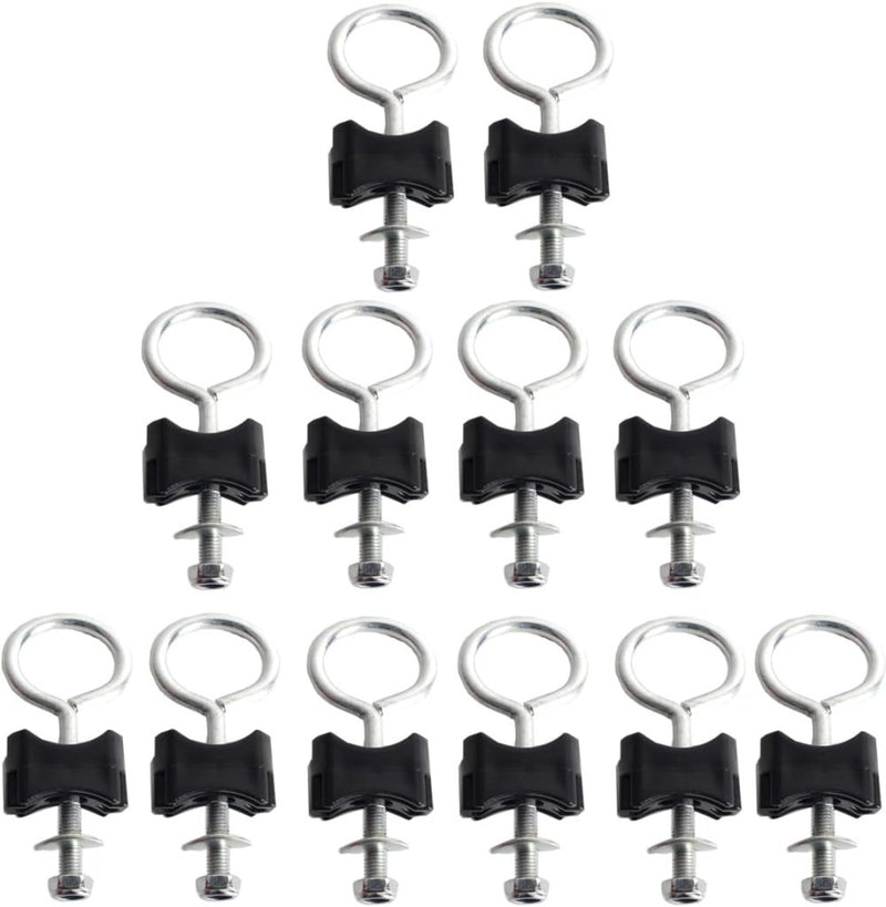 Laden Sie das Bild in Galerie -Viewer, Trampoline schroeven 10 stuks met kunststof bevestiging – bevestigingsbouten – trampoline accessoires - happygetfit.com
