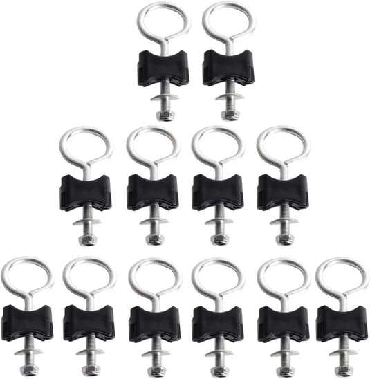 Trampoline schroeven 10 stuks met kunststof bevestiging – bevestigingsbouten – trampoline accessoires - happygetfit.com