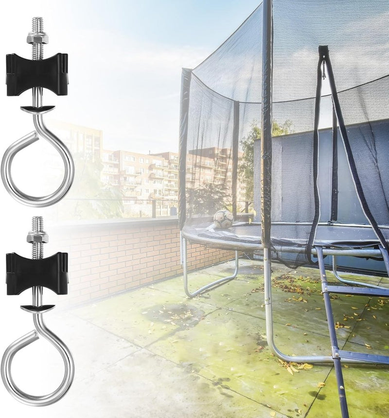 Załaduj obraz do przeglądarki galerii, Trampoline schroeven 12 stuks 95 mm voor frame en veiligheidsnet – bevestigingsbouten – trampoline accessoires - happygetfit.com
