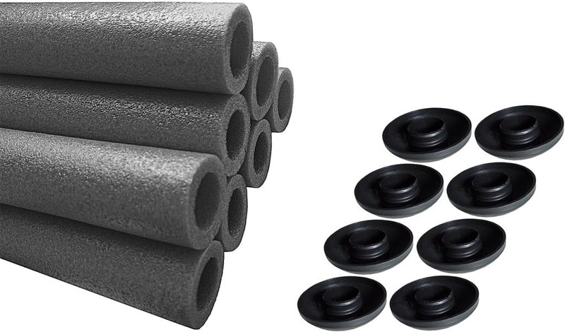 Laad afbeelding in Galerijviewer, Trampoline stangbescherming 8 stuks 180 cm van PE-schuim – schuimbuizen – trampoline accessoires - happygetfit.com
