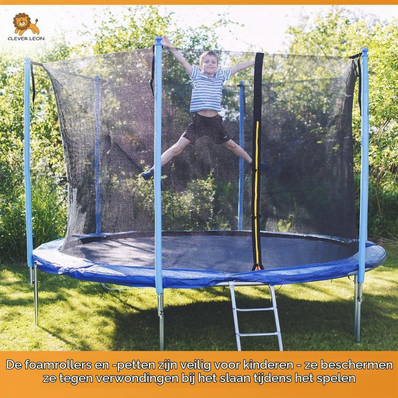 Laad afbeelding in Galerijviewer, Trampoline stangbescherming 8 stuks 180 cm van PE-schuim – schuimbuizen – trampoline accessoires - happygetfit.com
