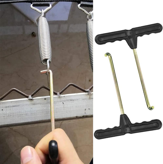 Trampoline T-haken 2 stuks voor montage en verwijderen van veren – veertrekker – trampoline gereedschap - happygetfit.com