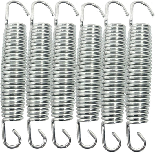 Trampolineveer 147 mm van verzinkt staal – vervangingsveer – trampoline accessoires - happygetfit.com
