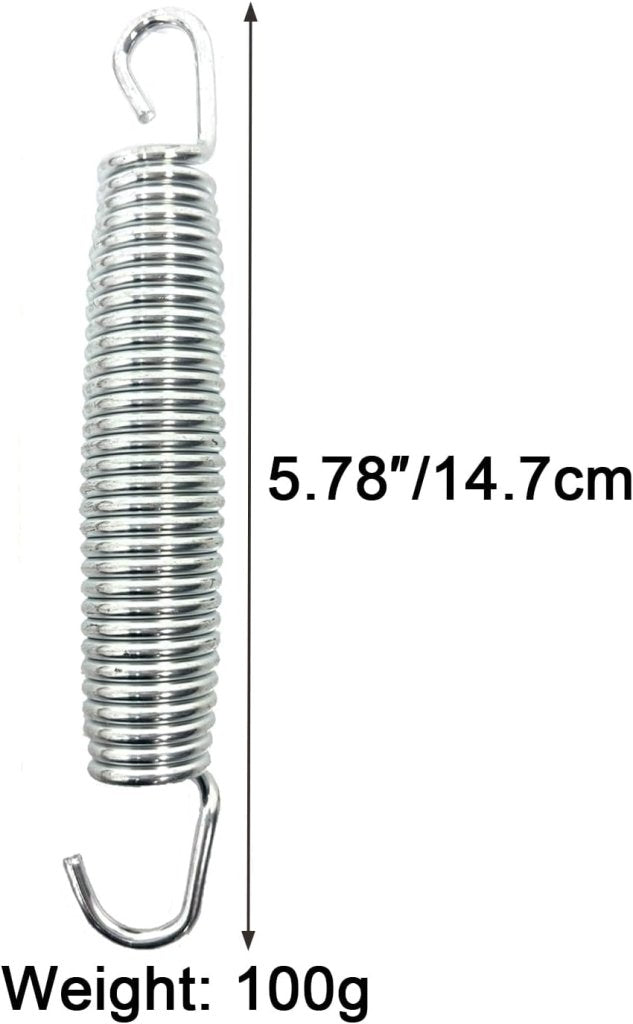 Carica immagine in Galleria Viewer, Trampolineveer 147 mm van verzinkt staal – vervangingsveer – trampoline accessoires - happygetfit.com
