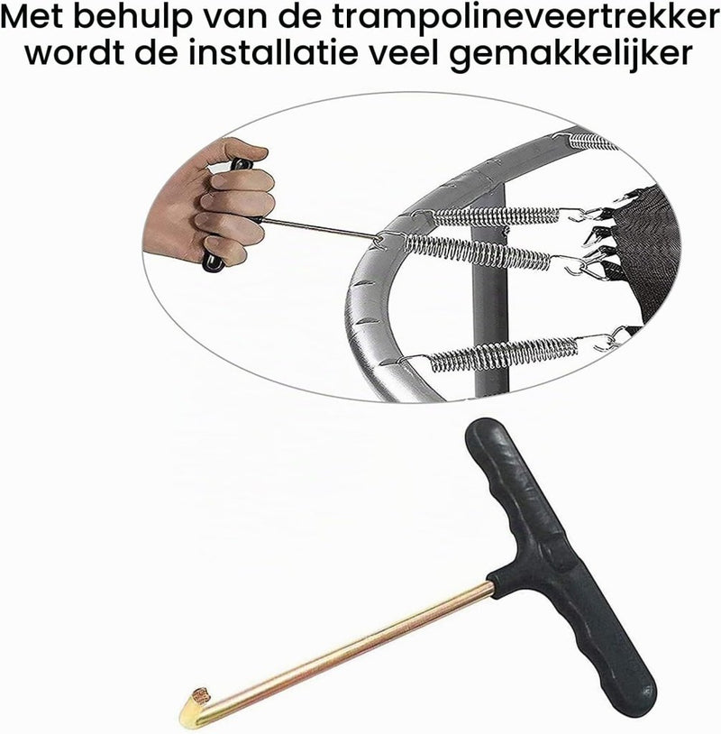 Laad afbeelding in Galerijviewer, Trampolineveren 10 stuks 12,7-18 cm met veertrekker – vervangingsveren – trampoline accessoires - happygetfit.com
