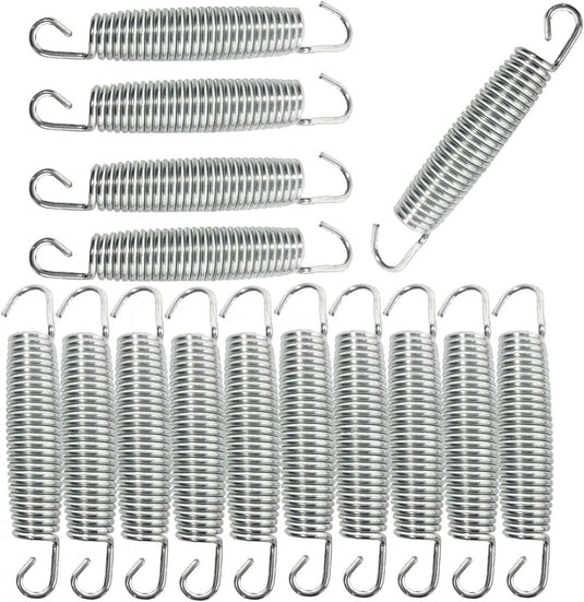 Trampolineveren 15 stuks 140 mm met dubbele haken – vervangingsveren – trampoline accessoires - happygetfit.com