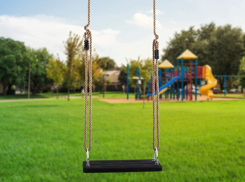 Chargez l'image dans la visionneuse de la galerie, Trapezeschommel 2-in-1 met gymnastiekringen en verstelbare touwen tot 100 kg – houten schommel - happygetfit.com
