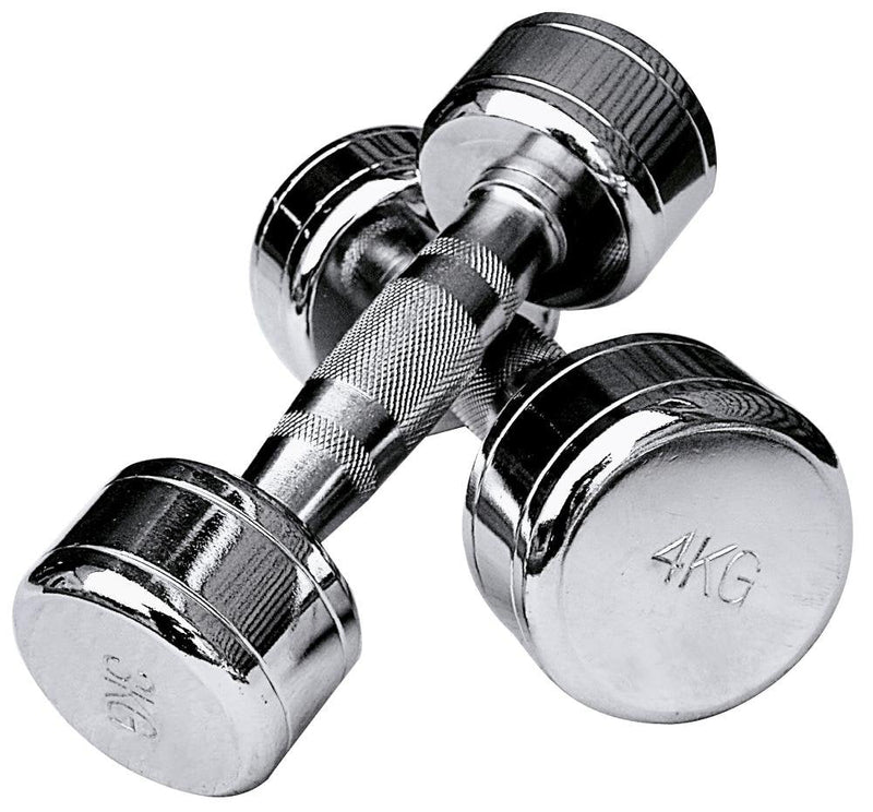 Laad afbeelding in Galerijviewer, Trendy Sport Chroom dumbbell - 1 stuk - 5,0 kg - happygetfit.com
