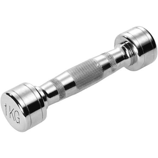 Trendy Sport Chroom dumbbell - 1 stuk - 5,0 kg - happygetfit.com