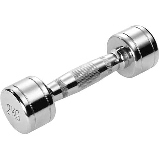 Trendy Sport Chroom dumbbell - 1 stuk - 5,0 kg - happygetfit.com