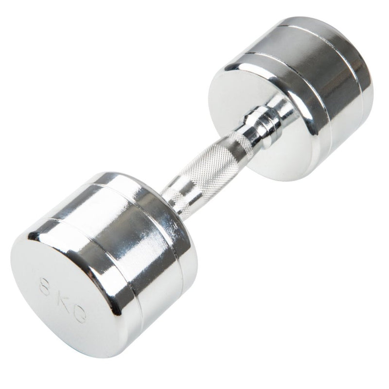 Laad afbeelding in Galerijviewer, Trendy Sport Chroom dumbbell - 1 stuk - 5,0 kg - happygetfit.com
