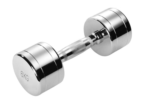 Trendy Sport Chroom dumbbell - 1 stuk - 5,0 kg - happygetfit.com