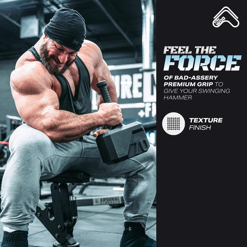 Load image into Gallery viewer, Tribe WOD Hammer Kettlebell 15-70lb + Adjustable | Cross Training Workout Equipment for Muscle Building, Cardio Fitness, Weights for Women &amp; Men | Strength Training Kettlebells- New - happygetfit.com
