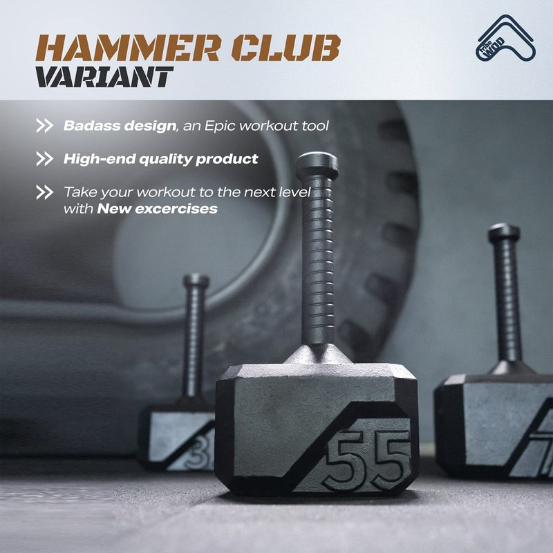 Load image into Gallery viewer, Tribe WOD Hammer Kettlebell 15-70lb + Adjustable | Cross Training Workout Equipment for Muscle Building, Cardio Fitness, Weights for Women &amp; Men | Strength Training Kettlebells- New - happygetfit.com
