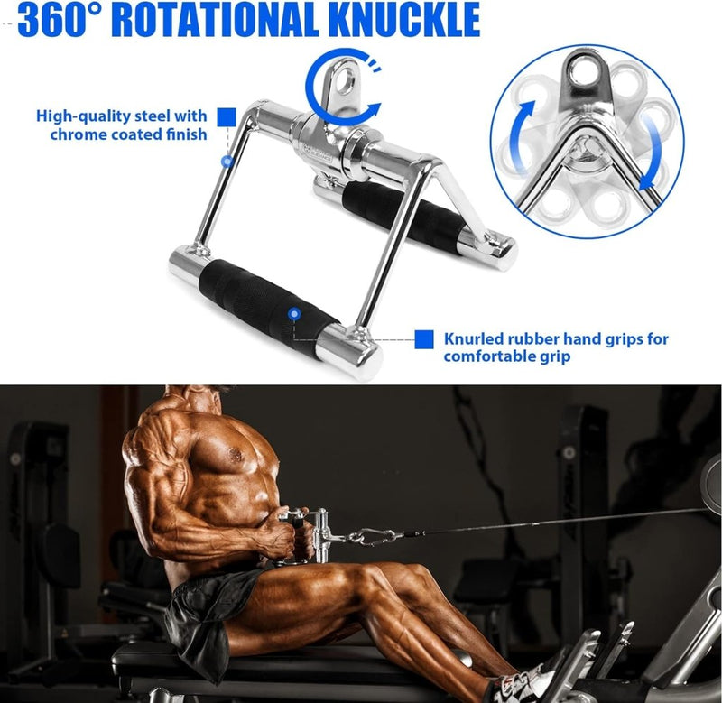 Load image into Gallery viewer, Triceps Pull Down Attachment, Kabelmachine Accessoires voor Home Gym, LAT Pull Down Attachment Gewicht Fitness - happygetfit.com
