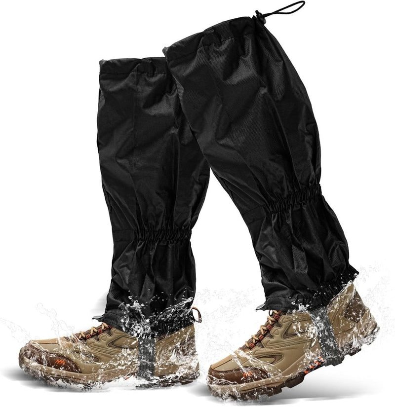 Laad afbeelding in Galerijviewer, TRIXES Pair of Waterproof Outdoor Hiking Walking Climbing Snow Legging Gaiters - happygetfit.com
