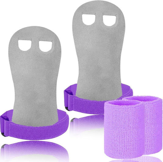 Turn grips voor kinderen met polsbandjes paars - happygetfit.com