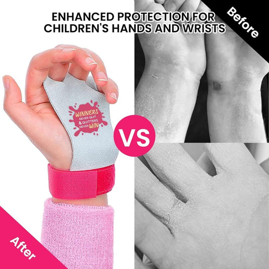Turn grips voor kinderen met polsbandjes paars - happygetfit.com