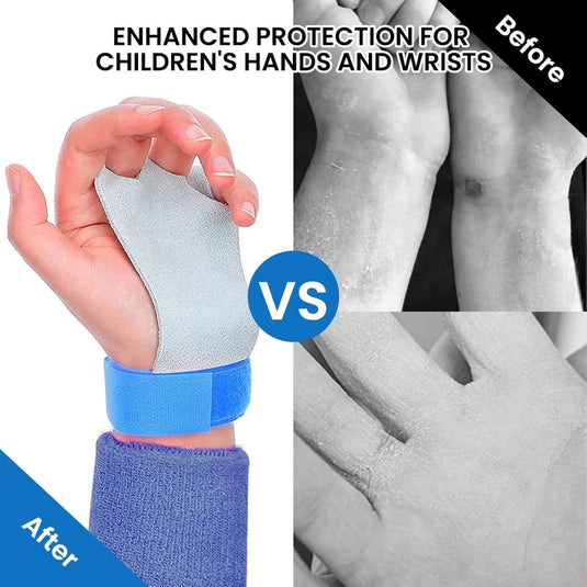 Turn grips voor kinderen met polsbandjes paars - happygetfit.com