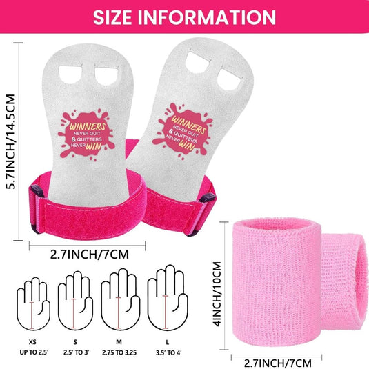 Turn grips voor kinderen met polsbandjes paars - happygetfit.com