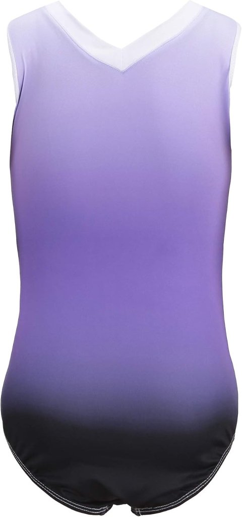 Load image into Gallery viewer, Turnpakje voor meisjes, lange mouwen, mouwloos, kleurverloop, glanzend, gymnastiekpanty voor dansen, ballet, gymnastiek, atletiek, peuters, meisjes - happygetfit.com
