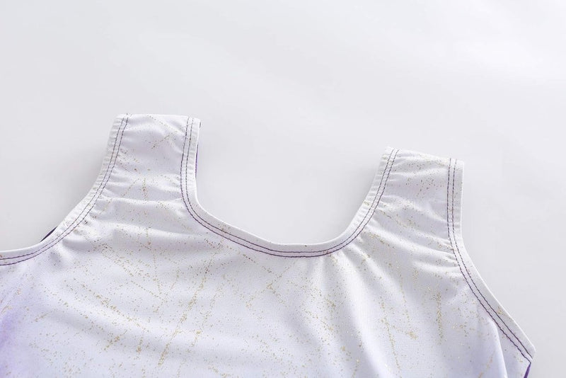 Load image into Gallery viewer, Turnpakje voor meisjes, lange mouwen, mouwloos, kleurverloop, glanzend, gymnastiekpanty voor dansen, ballet, gymnastiek, atletiek, peuters, meisjes - happygetfit.com
