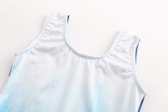 Turnpakje voor meisjes, lange mouwen, mouwloos, kleurverloop, glanzend, gymnastiekpanty voor dansen, ballet, gymnastiek, atletiek, peuters, meisjes - happygetfit.com
