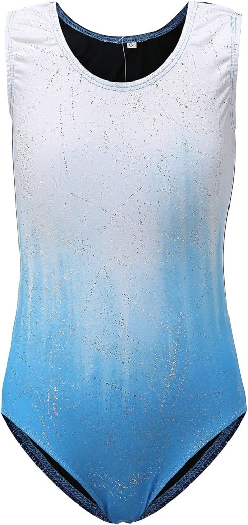 Load image into Gallery viewer, Turnpakje voor meisjes, lange mouwen, mouwloos, kleurverloop, glanzend, gymnastiekpanty voor dansen, ballet, gymnastiek, atletiek, peuters, meisjes - happygetfit.com
