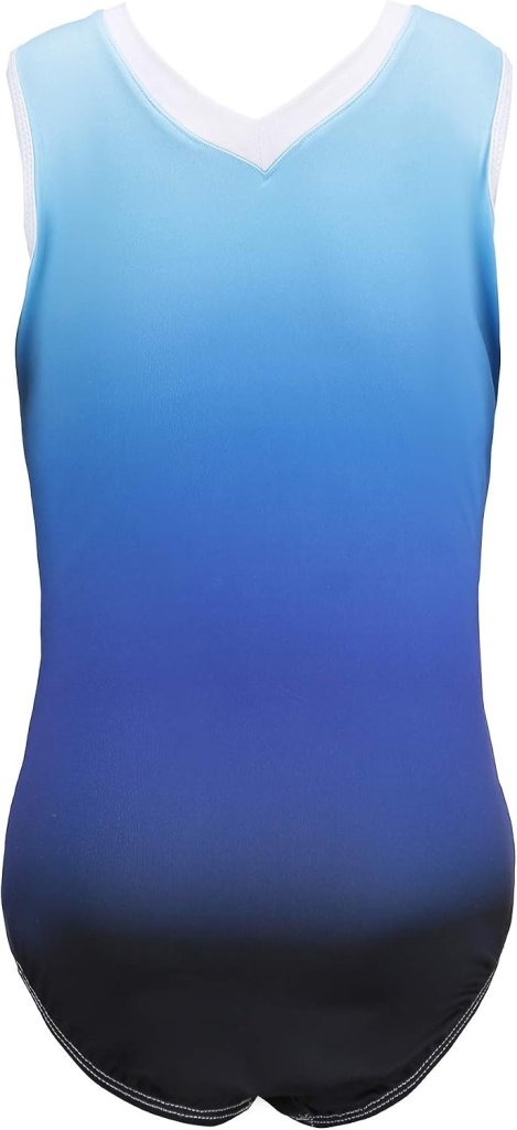 Load image into Gallery viewer, Turnpakje voor meisjes, lange mouwen, mouwloos, kleurverloop, glanzend, gymnastiekpanty voor dansen, ballet, gymnastiek, atletiek, peuters, meisjes - happygetfit.com
