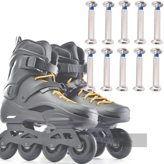 Tyenaza Schaatsen Schroeven - 10 stks Inline Skate Vervanging Schaatsen Schroeven Wielassen Reparatie Tool 31mm of 36mm Fittings Skates Wielassen Hardware - happygetfit.com