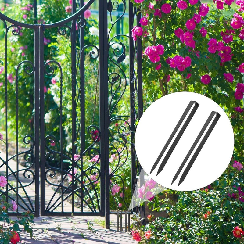 Carica immagine in Galleria Viewer, U-vormige grondankers 4 stuks 30 cm van gepoedercoat staal – tuinankers – trampoline haringen - happygetfit.com
