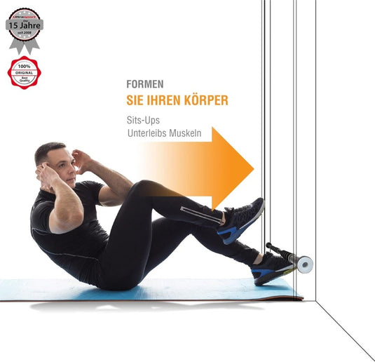 Ultrasport 2-Way Pull-Up Bar, Individually Adjustable to Doors with a Width of 63-93 cm/Pull-Up Bar Made of Sturdy Steel, Maximum User Weigh up to 100 kg - Door Pull-Up Bar for Upper Body Workout - happygetfit.com