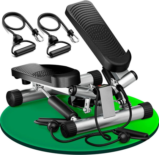 Ultrasport Swing Stepper - hometrainer met trainingscomputer, compacte stepper voor been- en billentraining - happygetfit.com