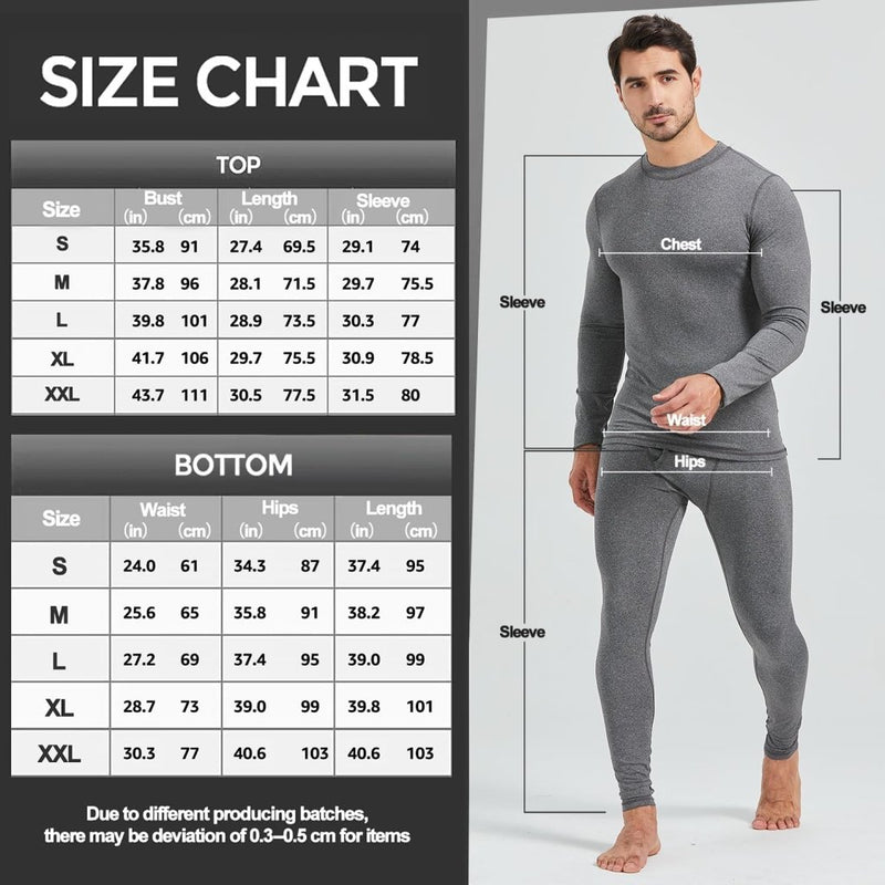 Load image into Gallery viewer, UNIQUEBELLA Functioneel ondergoed voor heren, ademend, ski-ondergoed voor mannen, winter, thermisch ondergoed voor joggen, fietsen, voetbal, skiën, motorfiets, warm - happygetfit.com
