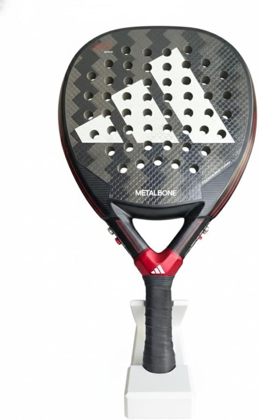Universele racketstandaard voor tennis en padel zwart - happygetfit.com