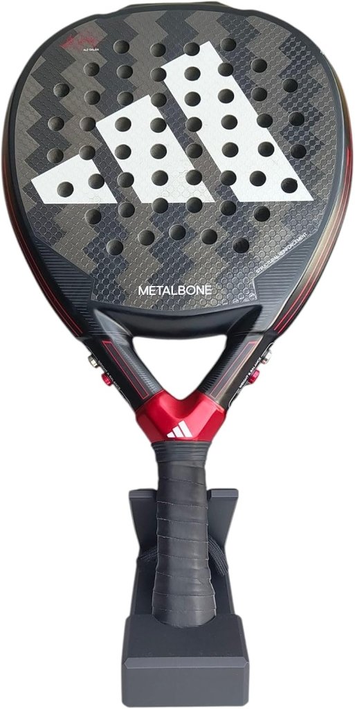 Laad afbeelding in Galerijviewer, Universele racketstandaard voor tennis en padel zwart - happygetfit.com
