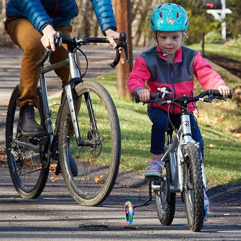 Laad afbeelding in Galerijviewer, Universele steunwielen, fietssteunwielen voor kinderen, hulpwielen voor kinderfiets, fietstraining, steunwielen voor kinderfiets, kinderfiets, steunwielen - happygetfit.com
