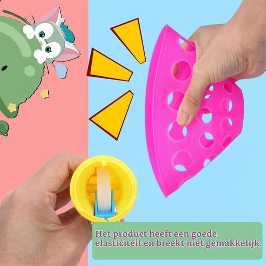 Vangbalspel 12-delig met 2 werpmanden en 10 ballen voor binnen en buiten – balvangspel – behendigheidsspel - happygetfit.com