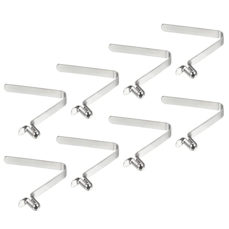 Load image into Gallery viewer, Veerclips met drukknop 8 x 5 mm 8 stuks van staal – buisklemmen – kajak tentstok accessoires - happygetfit.com
